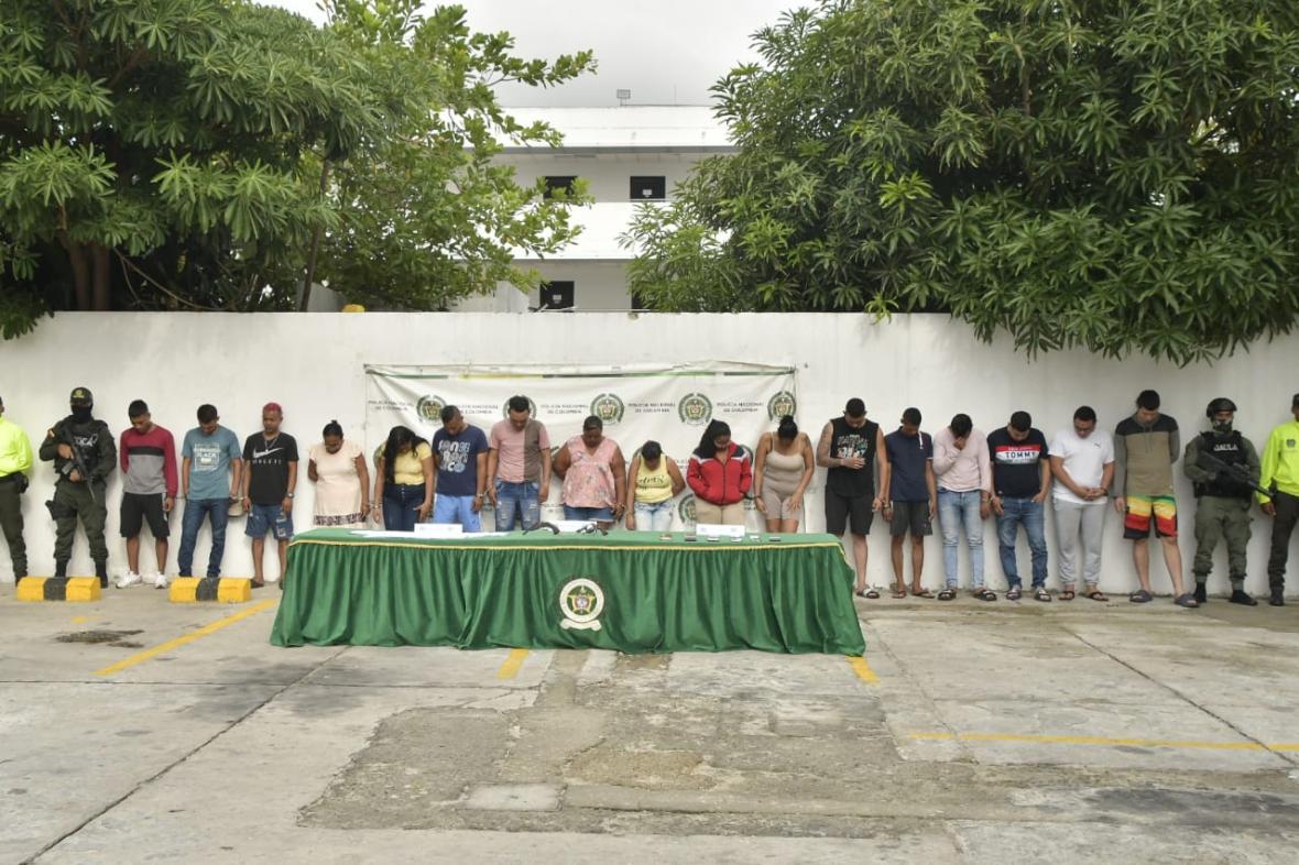 Los 18 capturados por las autoridades en las últimas horas