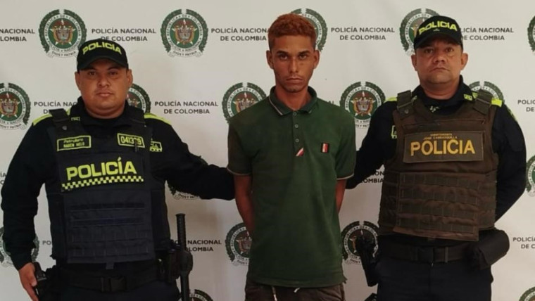 David Zamora, alias El Chamo, capturado por el asesinato de Lilia Rosa Pertuz Castro.