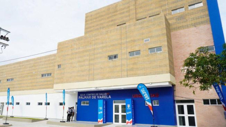 Centro médico al que fue conducido el hombre