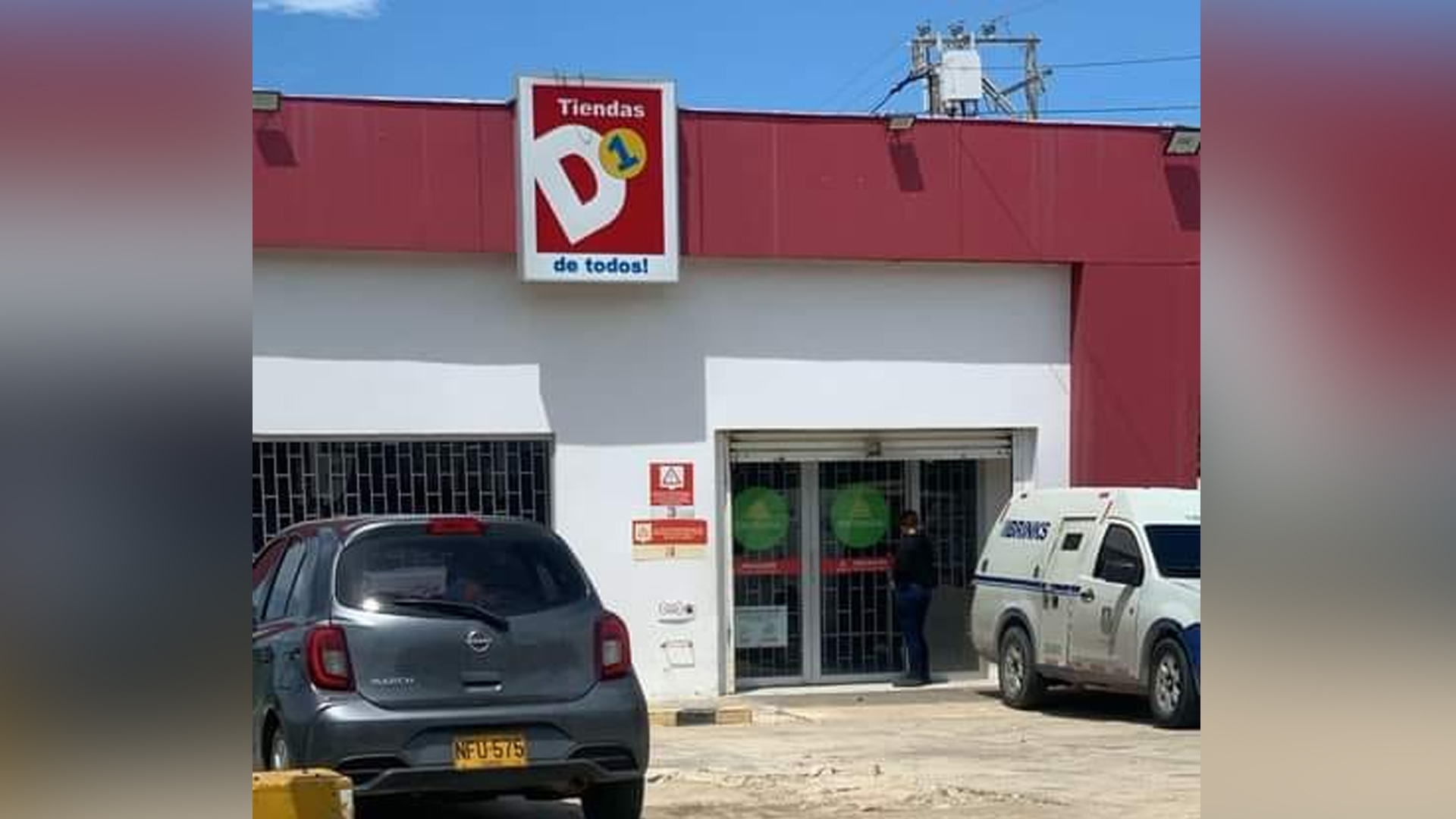 Fachada del establecimiento comercial en el que trabajaba el hombre