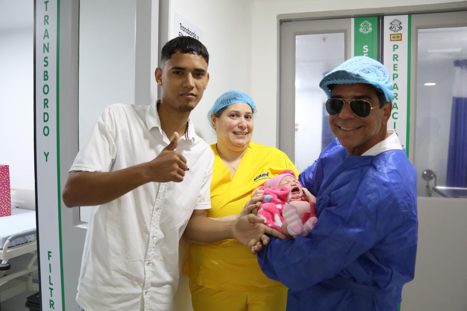 Bebé que nació en el Nuevo Hospital Barranquilla.