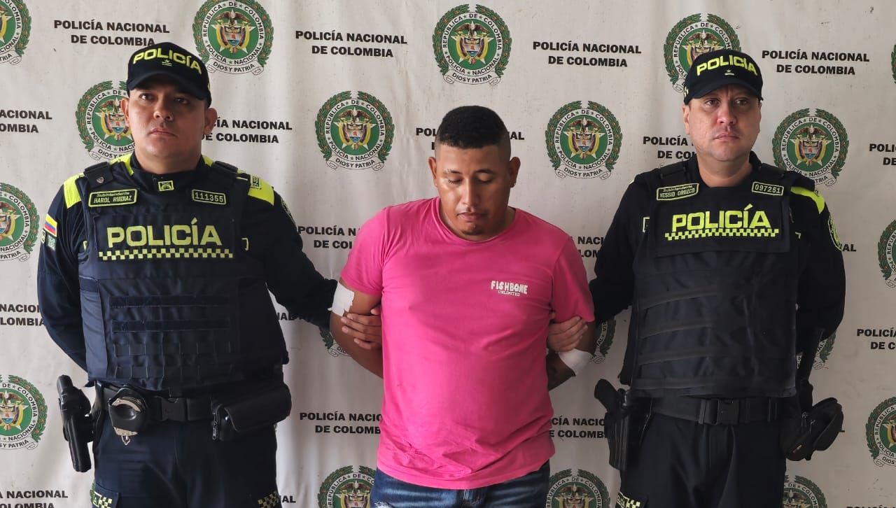 Kevin Cervantes, el detenido en Polonuevo.