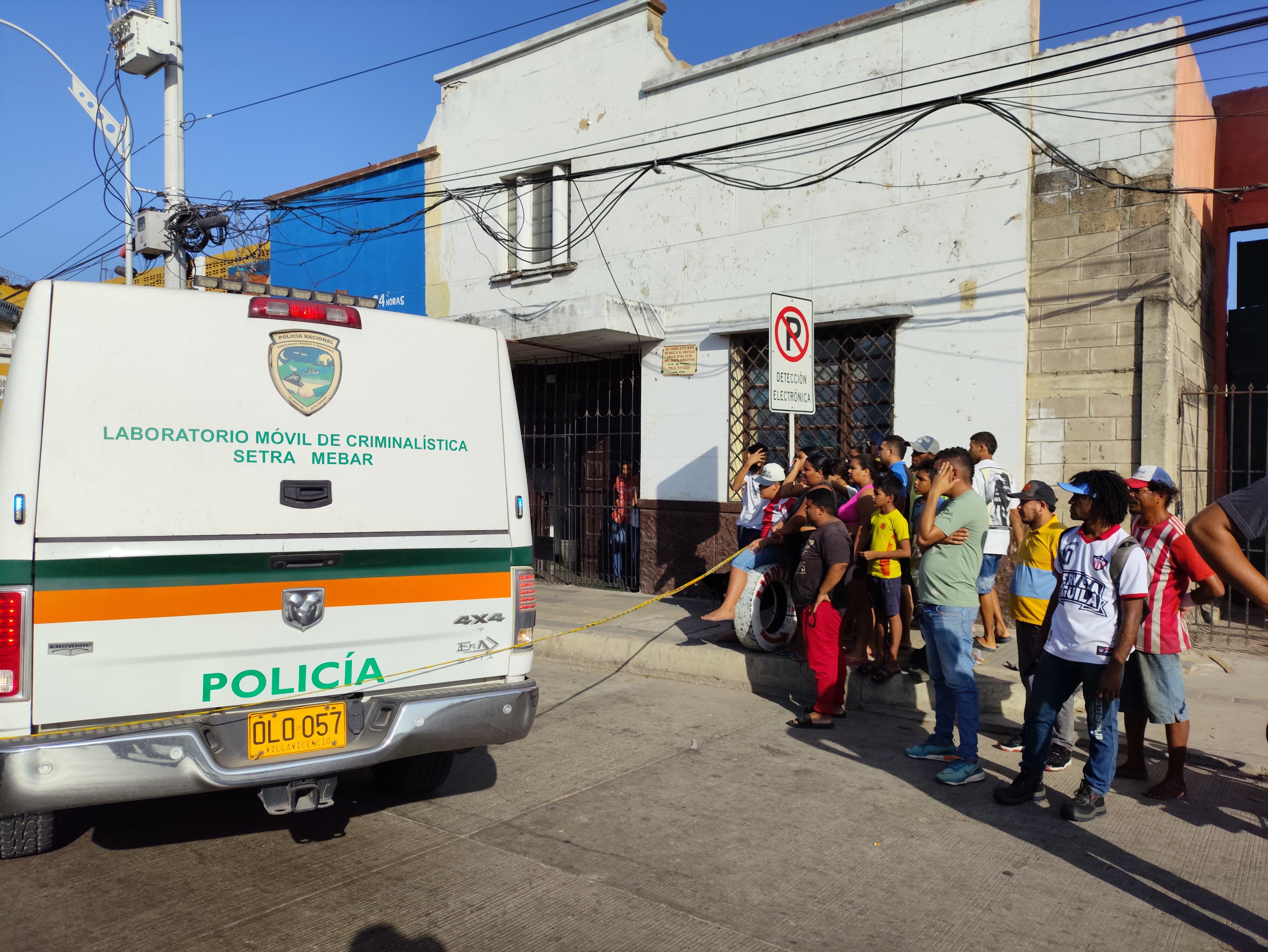 Accidente de tránsito en el barrio San Roque.