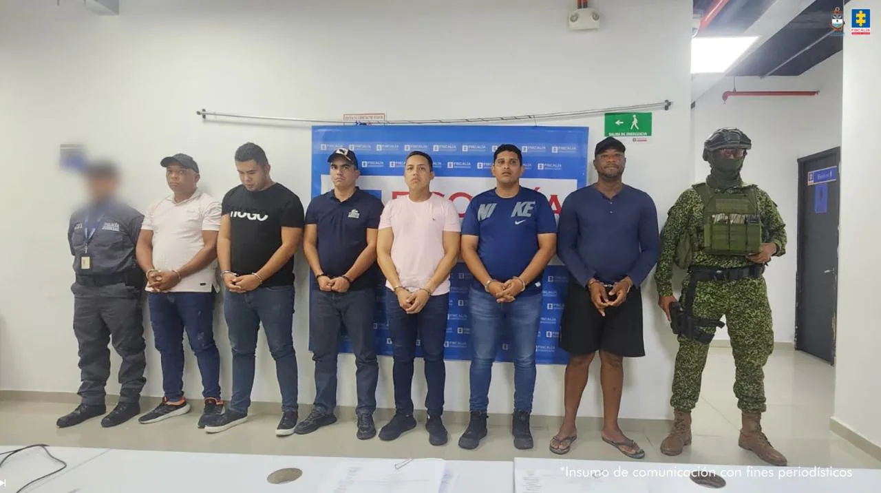 Capturados en el caso de La Punta de la Armada Nacional.