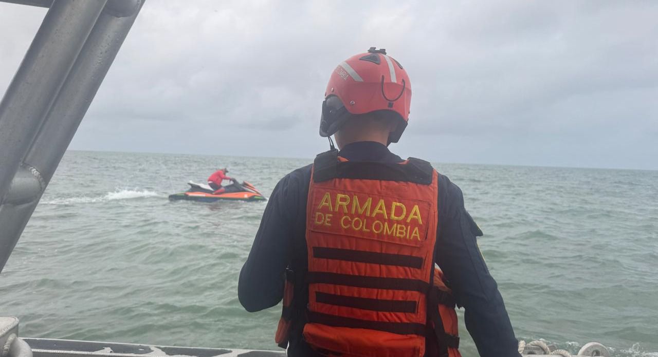 Guardacosta para rescate en Cartagena.