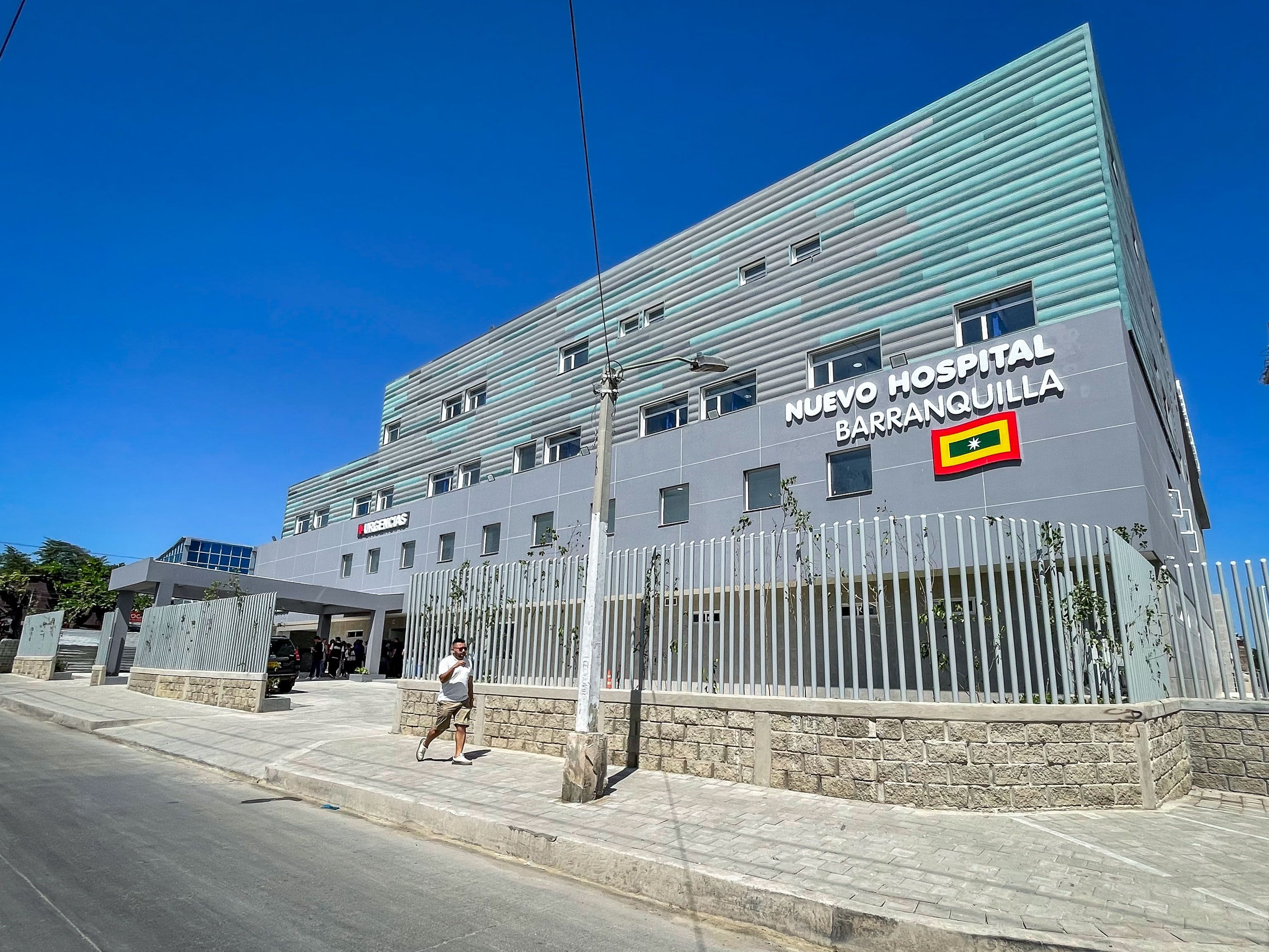 Nuevo Hospital de Barranquilla, donde murió una de las víctimas.