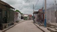 En esta calle del barrio Santo Domingo se produjo el ataque a bala.