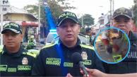 Giovanny Barrero, comandante operativo de la Policía Metropolitana de Barranquilla. 