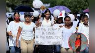 Muchas personas asistieron a la marcha realizada en el municipio para pedir justicia en este caso.