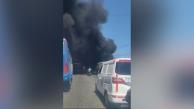 Captura de video de incendio en Caribe Verde.