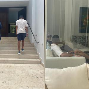 Alejandro Char compartió imágenes en las que se ve a Carlos Bacca en medio de una reunión.