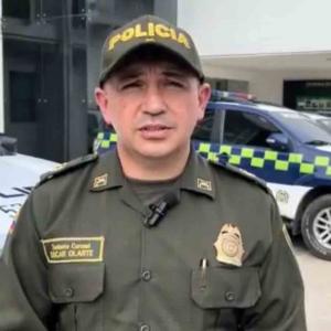 El coronel Óscar Olarte, comandante operativo (E) de la Mebar, habló del caso.