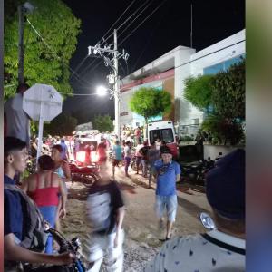 El hecho ocurrió siendo las 7:37 p. m., en la calle 8 con carrera 7, del barrio Camilo Torres