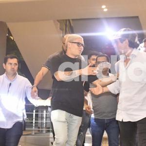 Juan Fernando Quintero y Alejandro Char tras su reunión en el norte de Barranquilla