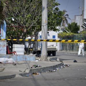 Imagen de referencia tomada tras la masacre en la zona de La Loma. 