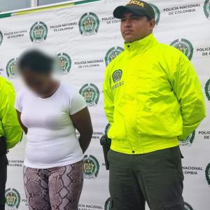 La mujer capturada por las autoridades