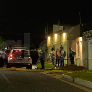 Operativo de la Policía en horas de la noche de este jueves