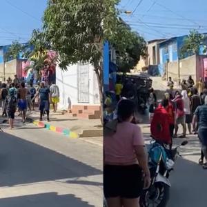 Enfrentamiento entre jóvenes en las calles de Puerto Colombia