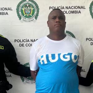 Alias El Bola tras ser detenido por las autoridades