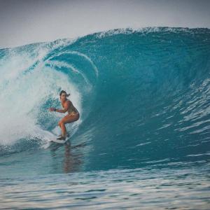 La surfista italiana Giulia Manfrini