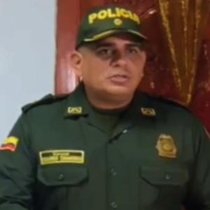 El coronel Eduardo Chamorro Pinzón, comandante de la Policía en el Cesar.