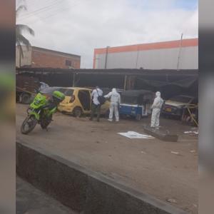 Zona del hallazgo del cuerpo sin vida en Costa Hermosa.