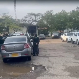 Captura de video de la detención de presuntos responsables de masacre en Aguachica.