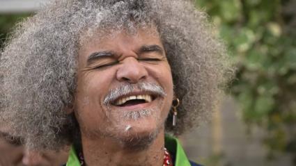 Carlos Alberto Valderrama durante la entrevista. 