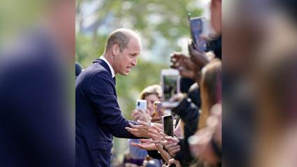 El príncipe William durante un evento, en septiembre de este año. 