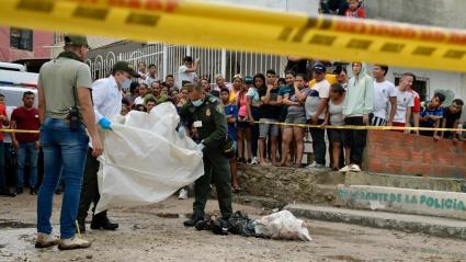 aspecto del cuerpo de Angelo Cerra, uno de los asesinados durante este 2022.