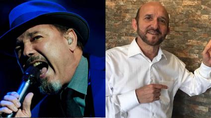 Rubén Blades (izquierda) y Ley Martin (derecha). 