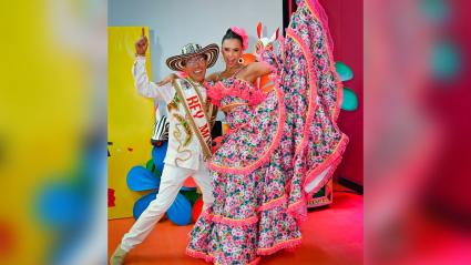  Natalia de Casto y Sebastián Gúzman Gallego, Reina y Rey Momo del Carnaval.