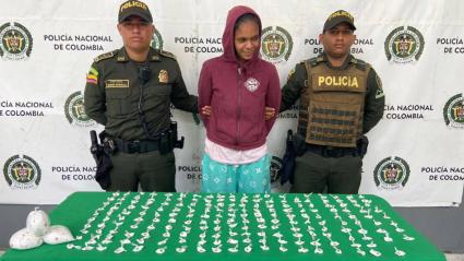 Alias Jhailin, la joven capturada por las autoridades