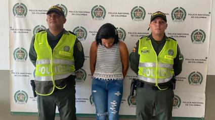 La mujer capturada por las autoridades en las últimas horas