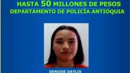 La mujer que es buscada por las autoridades