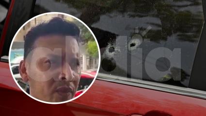 Manuel García, el hombre cuya camioneta se vio afectado tras los hechos