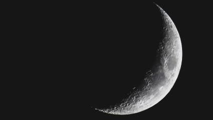 La Luna fotografiada desde Norteamérica. 