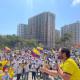 Imagen de la más reciente manifestación en contra del Gobierno