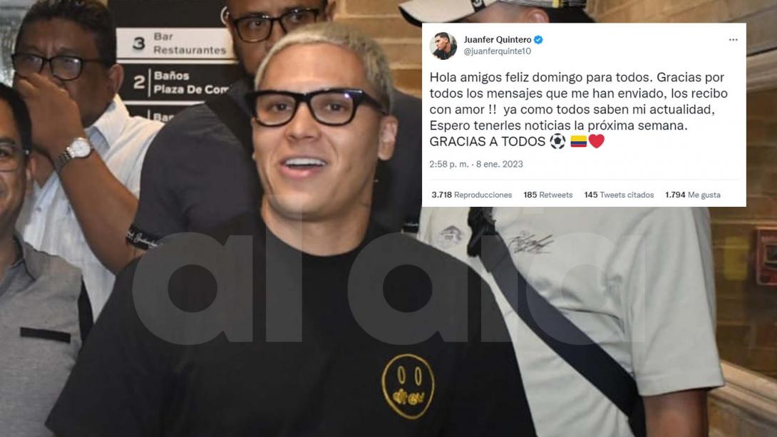 El Enigmático Mensaje De Juanfer Quintero Que Ilusiona A Los Hinchas 3851