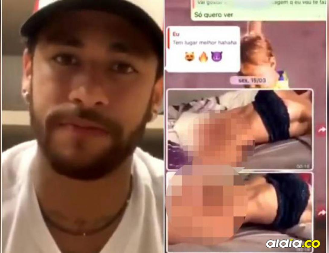 VIDEO | Las fotos intimas con las que Neymar se defiende de supuesta